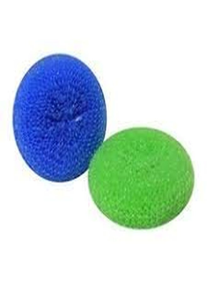 Hookcart Plastic Round Nylon Scrubbers for Teflon pots and Pans Cleans up Big Messes Safe for Non-Stick cookware, Floor, Tile Cleaning & Also for Bath, Multicolour, Pack of 6 - Image 4